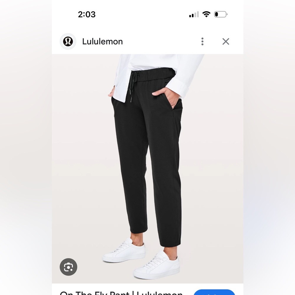 Lululemon on the fly pant never BNWOT in dark green.